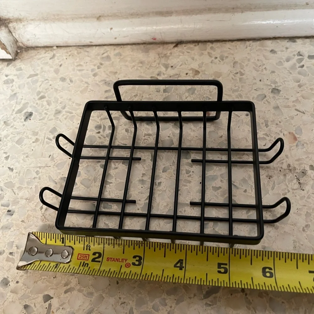 4 pack stainless steel wall mount shower caddy